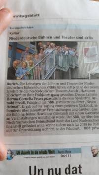 B&uuml;hnenleitertagung 09.06.2017 Heimatblatt